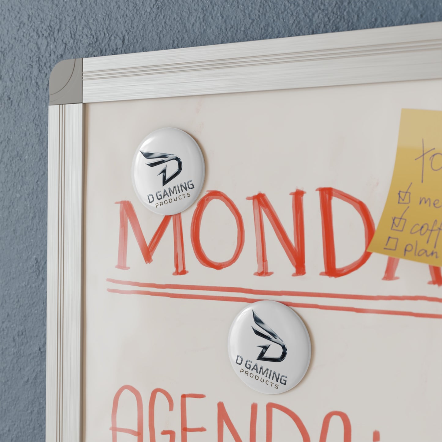 D Gaming Products Round Button Magnet