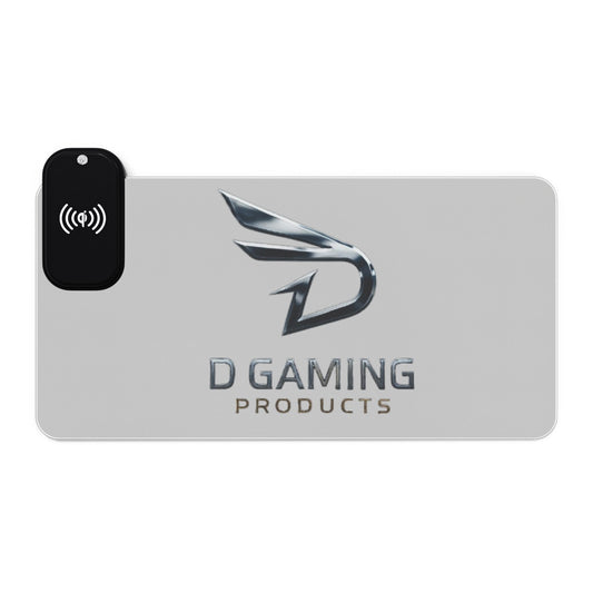 D Gaming Products RGB Desk Mat — LED Wireless Charging Gaming Mouse Pad